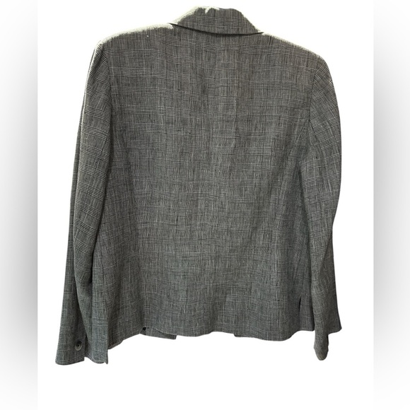 Rafaella Women's Black and White Checkered Blazer - Picture 3 of 3